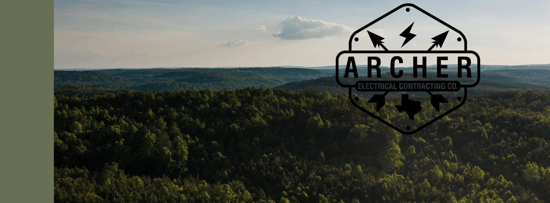 Aerial view of commercial construction site — Archer Electrical